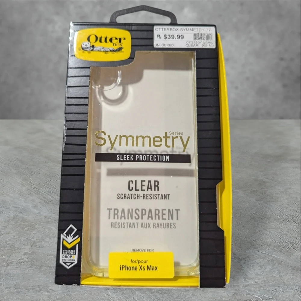 Y2. Otterbox Symmetry Series Case For Apple iPhone Xs‎ Max In Clear/Transparent